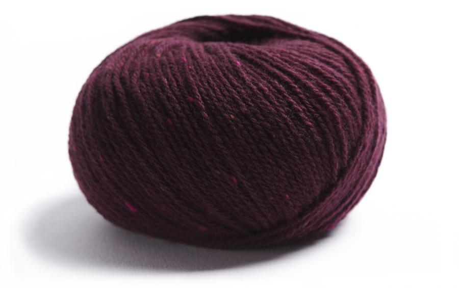 Como Tweed von Lamana Farbnr: Brombeere