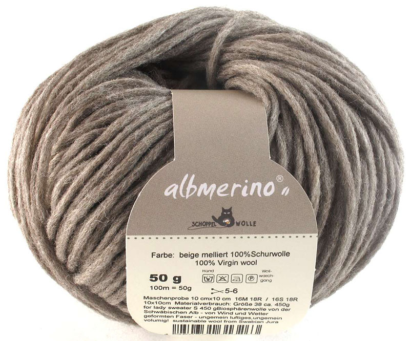 Albmerino Schoppel_Beigemeliert