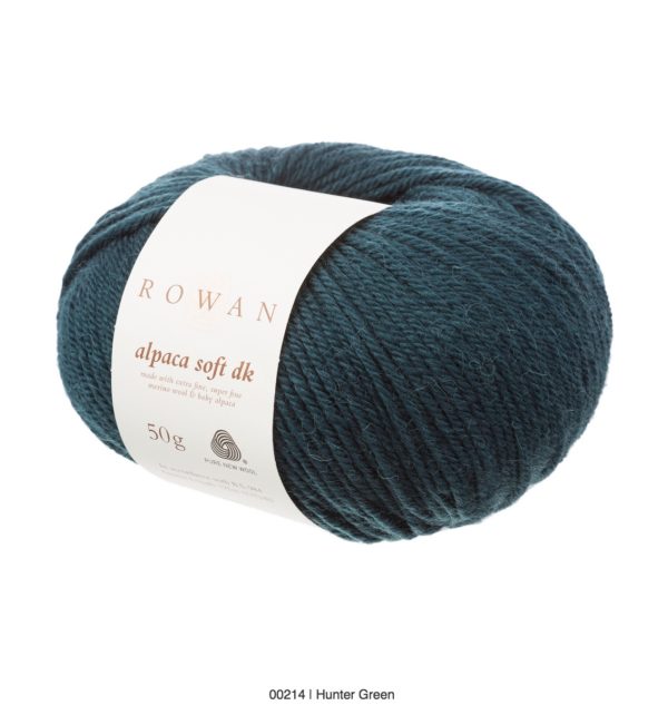 Alpaca Soft DK Rowan 214 Hunter Green