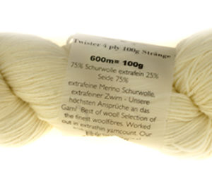 Twister Lace Schoppel zum Weiterfärben