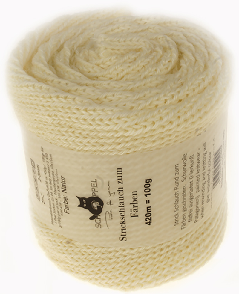 Strickschlauch Schoppel zum Weiterfärben