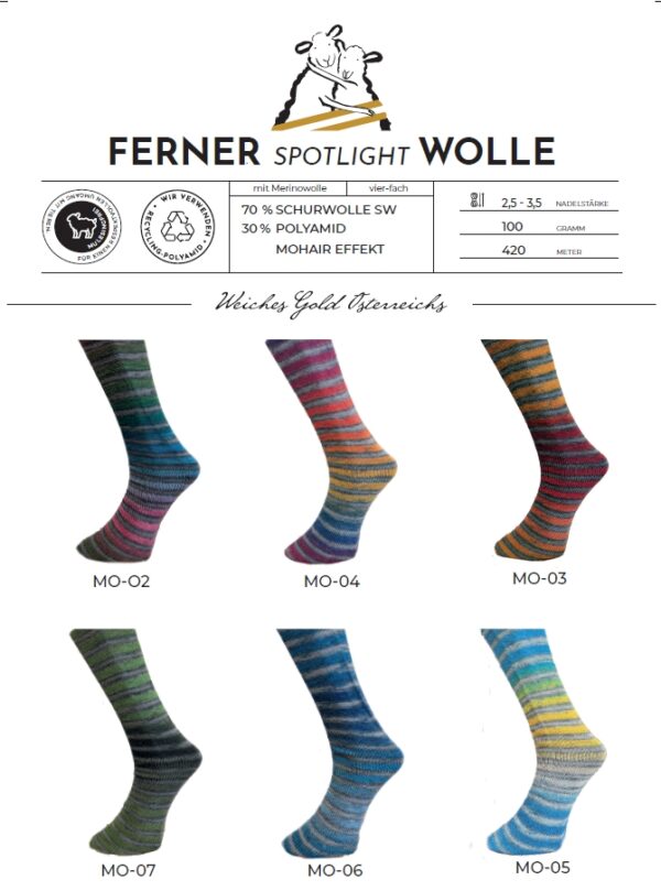 Ferner Ferner Spotlight mit leichtem Mohaireffekt