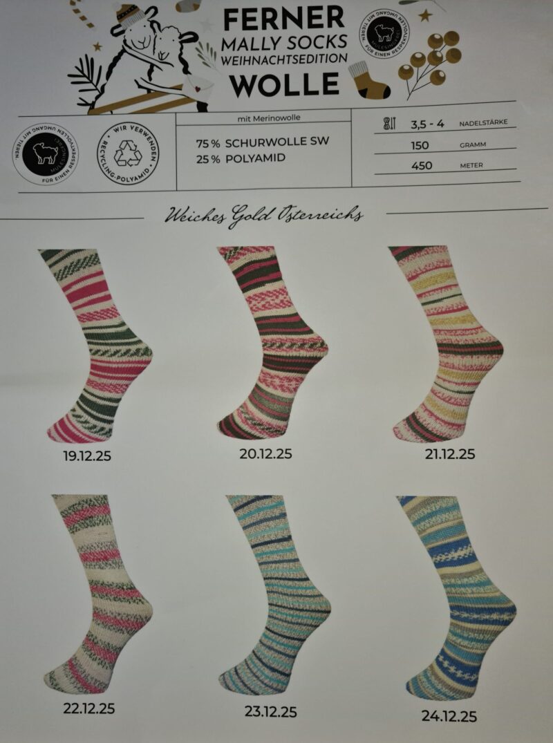 Mally Socks Weihnachtsedition 2025