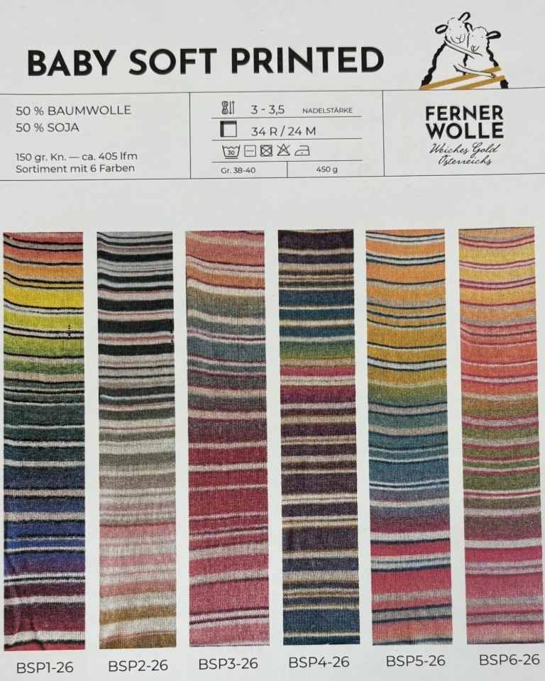 Baby soft printed 150 g