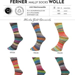 Farbkarte Mally Socks